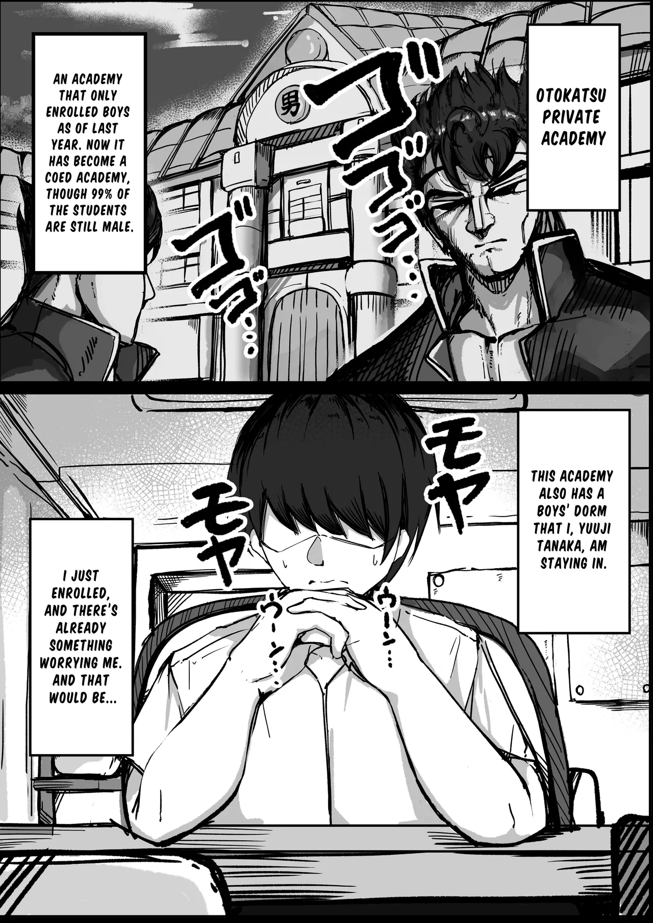 Hentai Manga Comic-Busty Crossdressing Woman gets Horny for Sex in the Shared Room of a Male Dormitory-Read-2